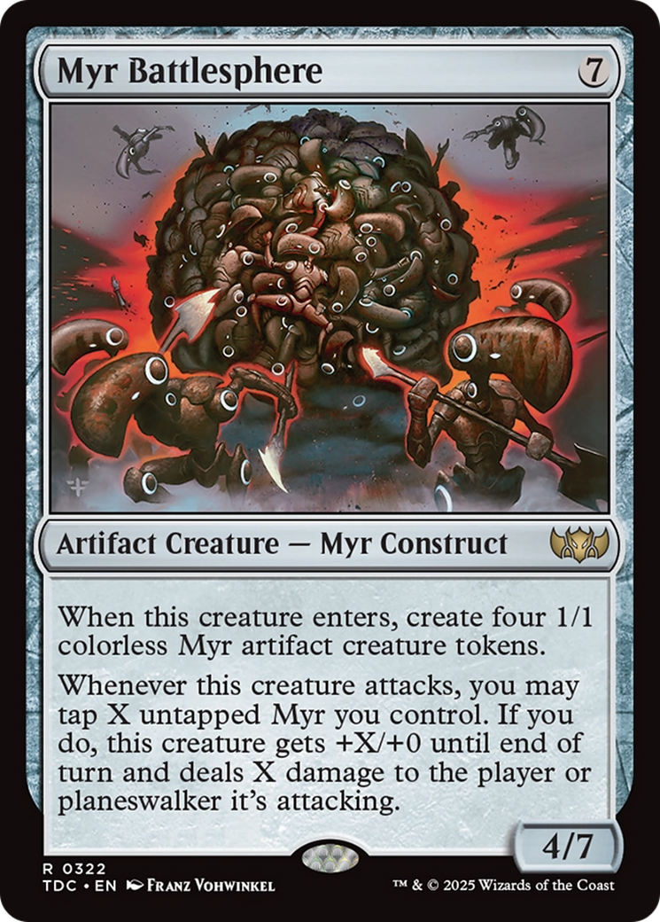 Myr Battlesphere (322) - Commander: Tarkir: Dragonstorm