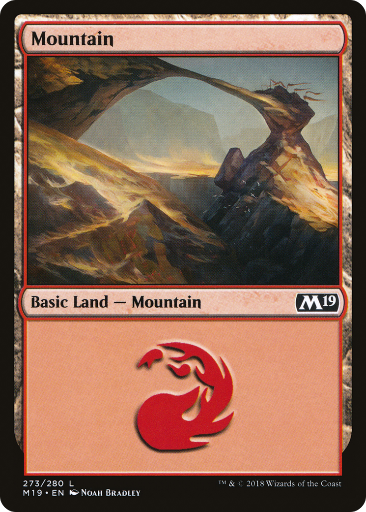 Mountain (273) Foil - Core Set 2019