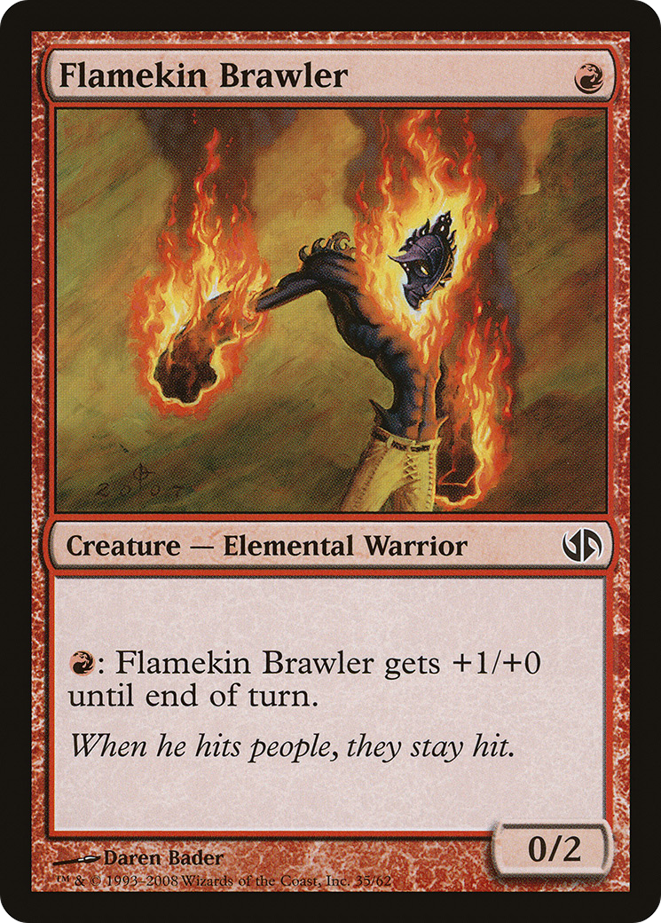 Flamekin Brawler (035) - Duel Decks: Jace vs. Chandra