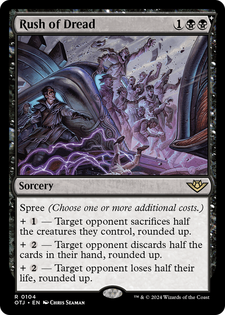 Rush of Dread (104) Foil - Outlaws of Thunder Junction