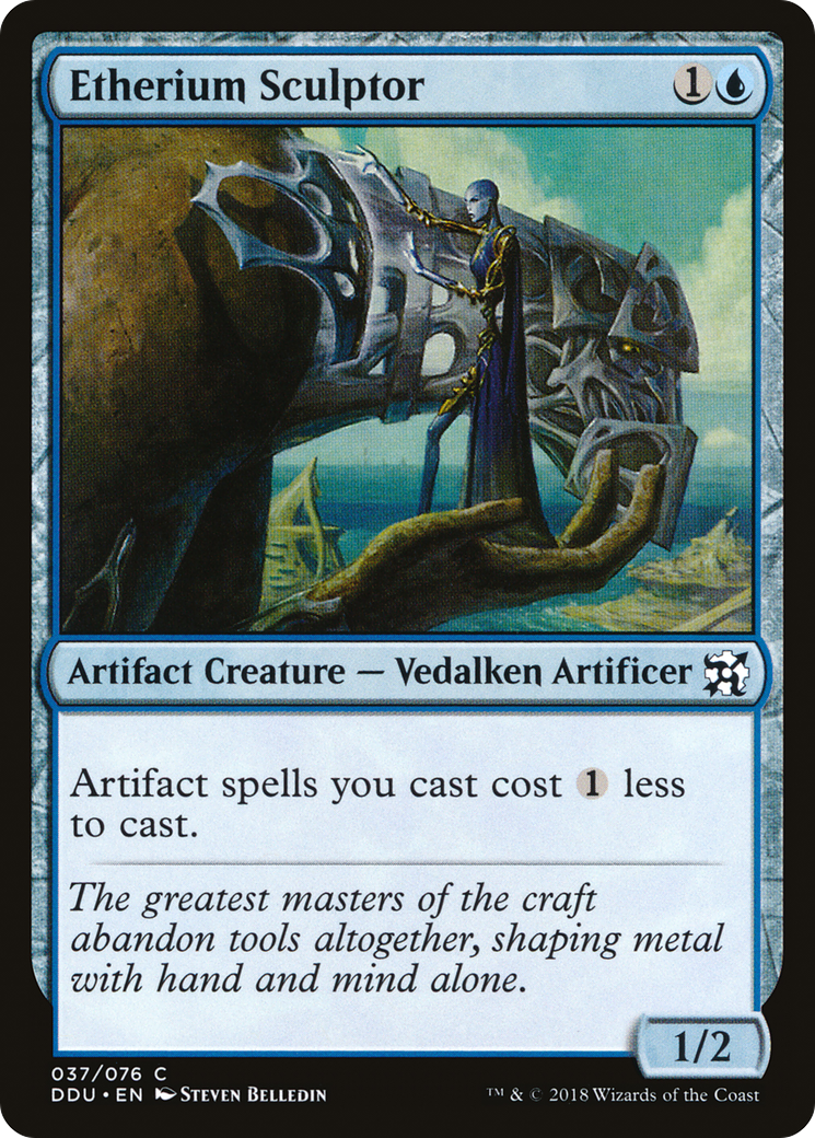 Etherium Sculptor (037) - Duel Decks: Elves vs. Inventors