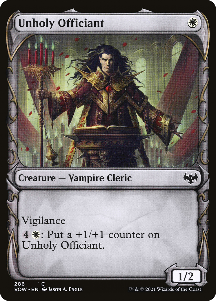 Unholy Officiant (Showcase) (286) - Innistrad: Crimson Vow