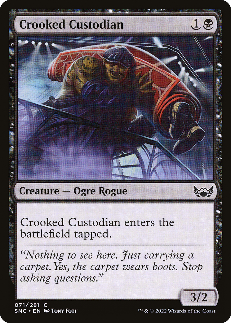 Crooked Custodian (071) Foil - Streets of New Capenna