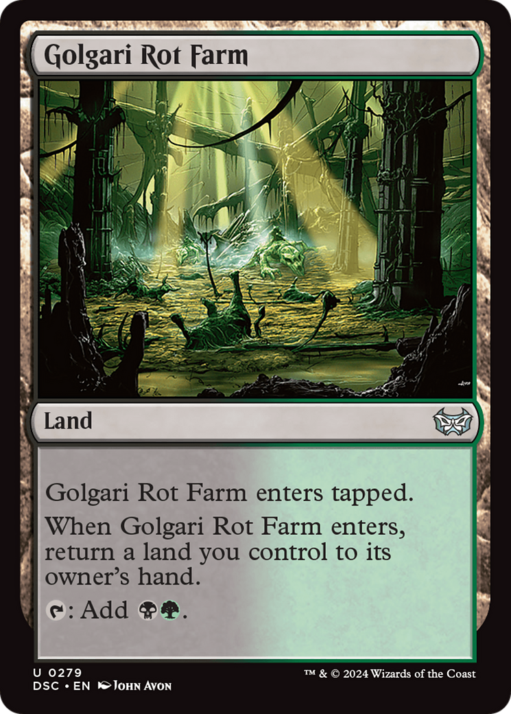 Golgari Rot Farm (279) - Duskmourn: House of Horror Commander