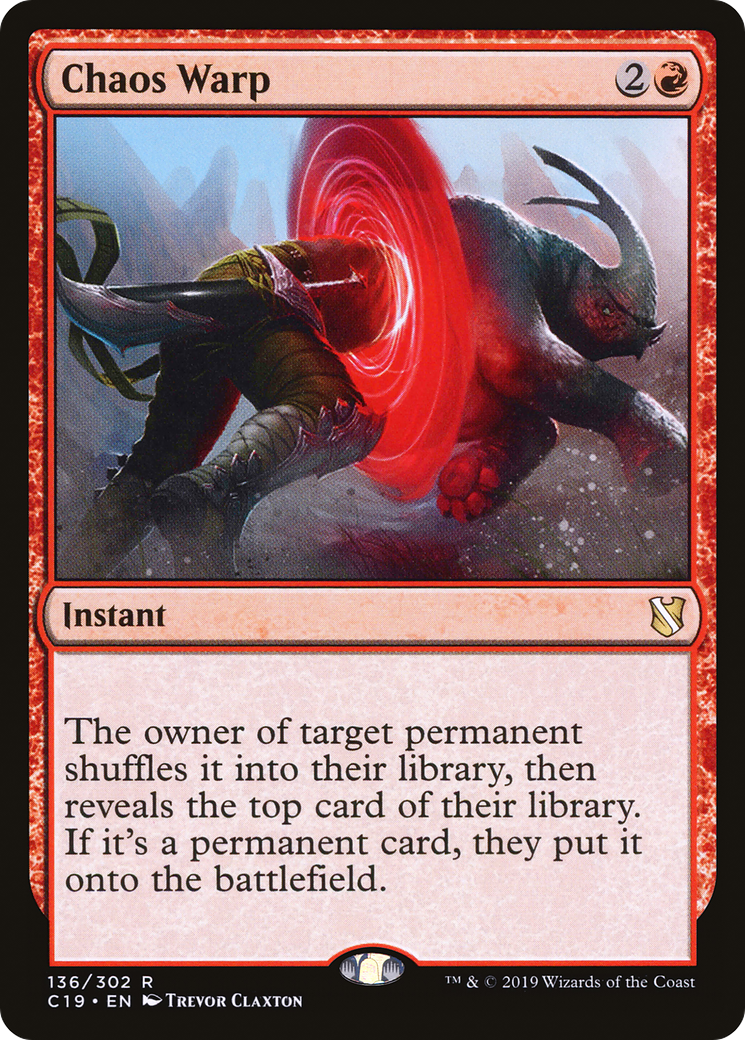Chaos Warp (136) - Commander 2019