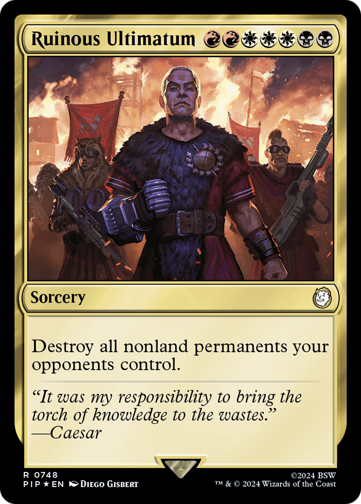 Ruinous Ultimatum (Surge Foil) (748) Foil - Fallout