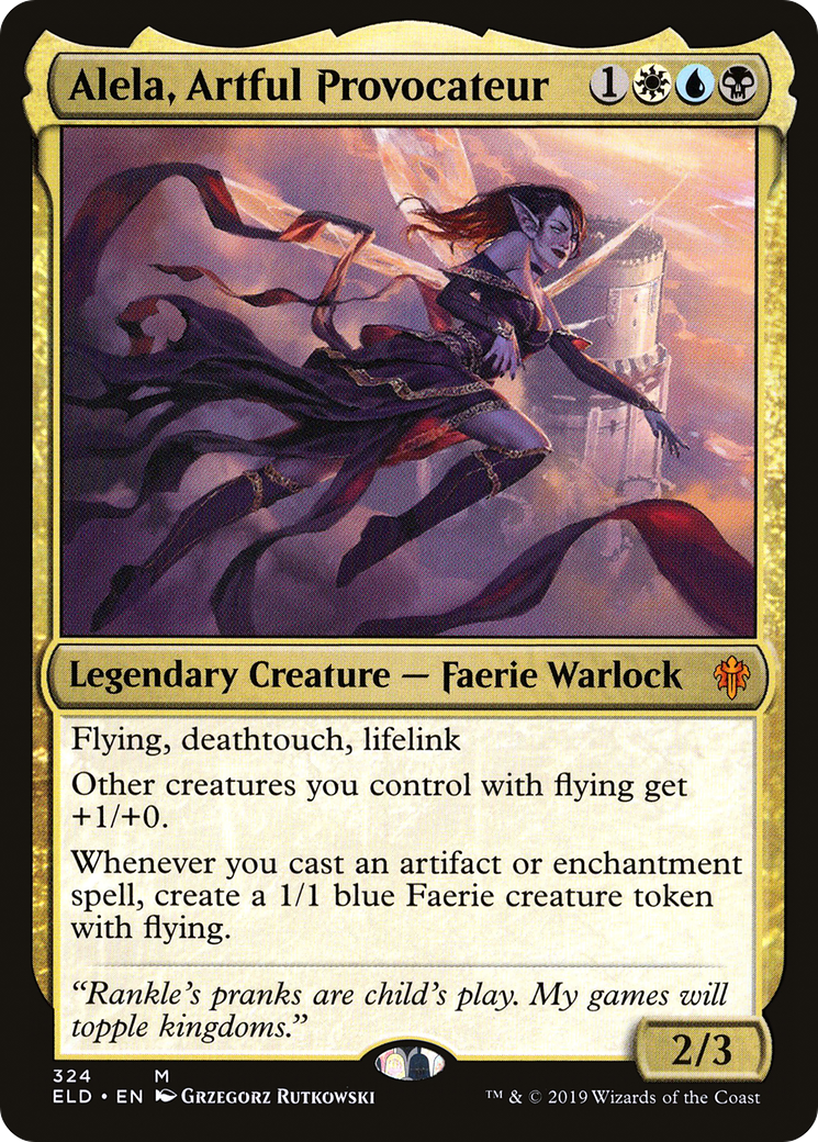 Alela, Artful Provocateur (324) - Throne of Eldraine