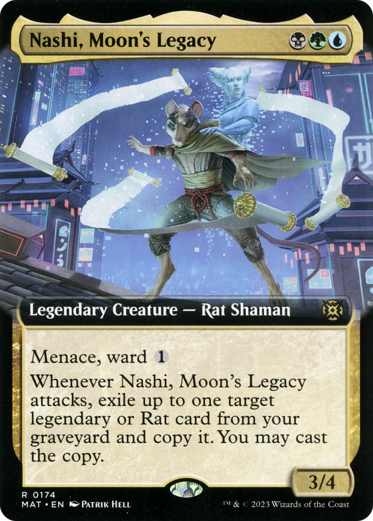 Nashi, Moon's Legacy (Extended Art) (174) Foil - March of the Machine: The Aftermath