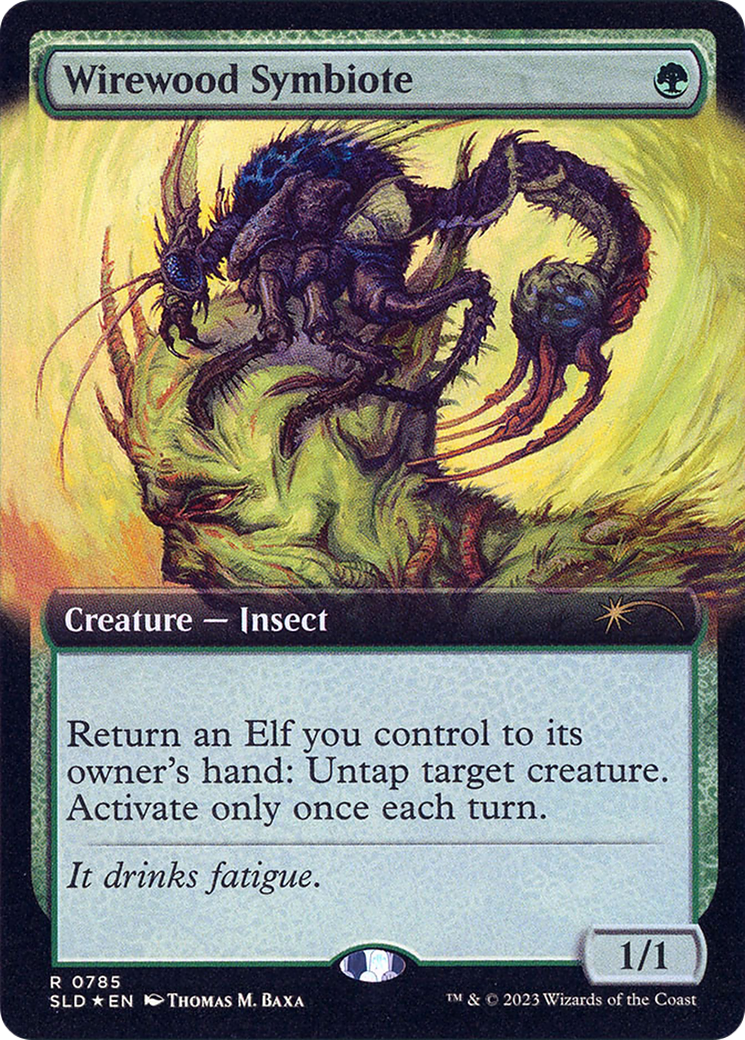 Wirewood Symbiote (Extended Art) (785) Foil - Secret Lair Drop
