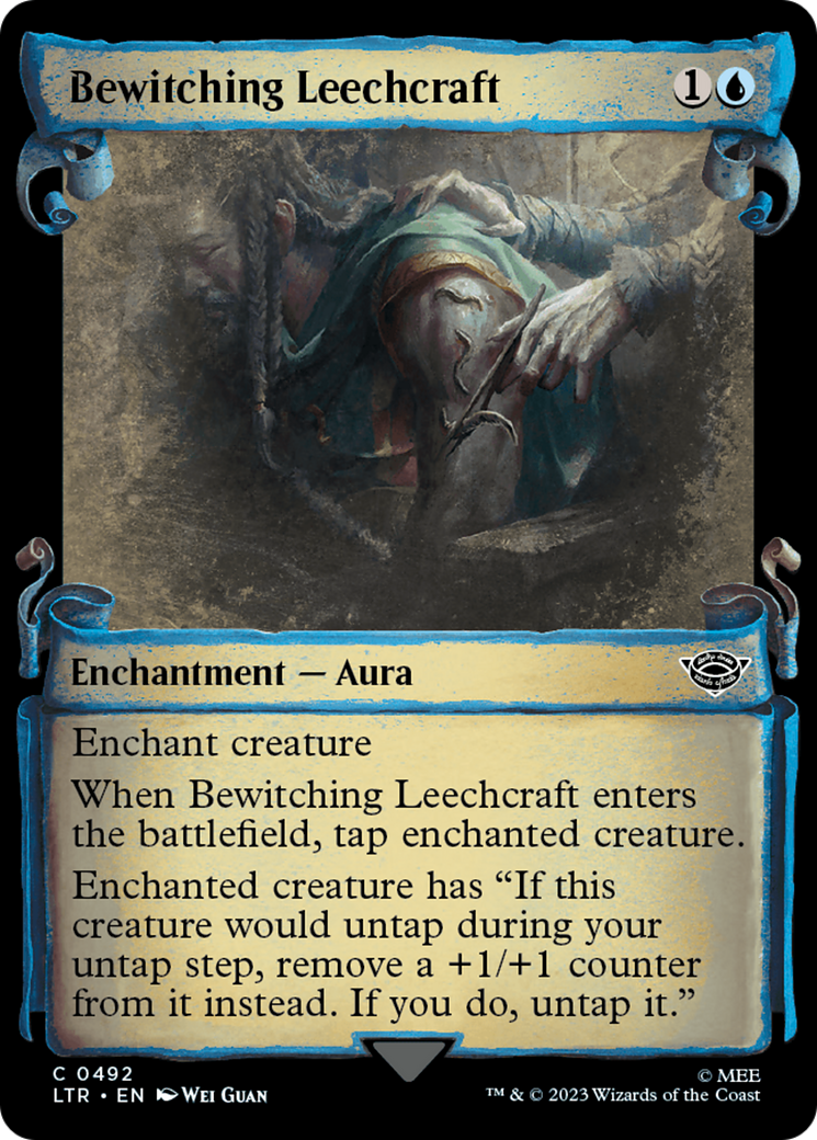 Bewitching Leechcraft (Showcase) (492) Foil - The Lord of the Rings: Tales of Middle-earth