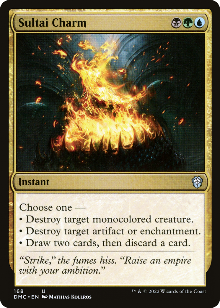 Sultai Charm (168) - Dominaria United Commander