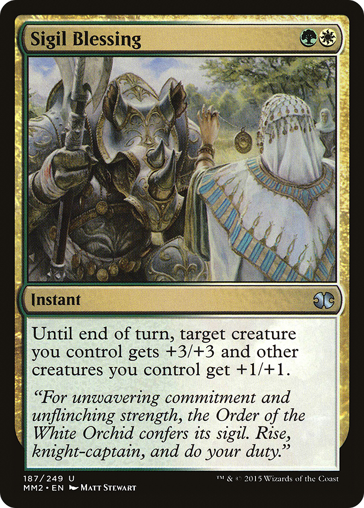 Sigil Blessing (187) Foil - Modern Masters 2015