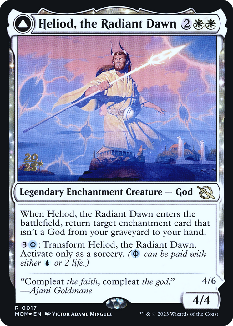 Heliod, the Radiant Dawn // Heliod, the Warped Eclipse (17s) Foil - March of the Machine Promos