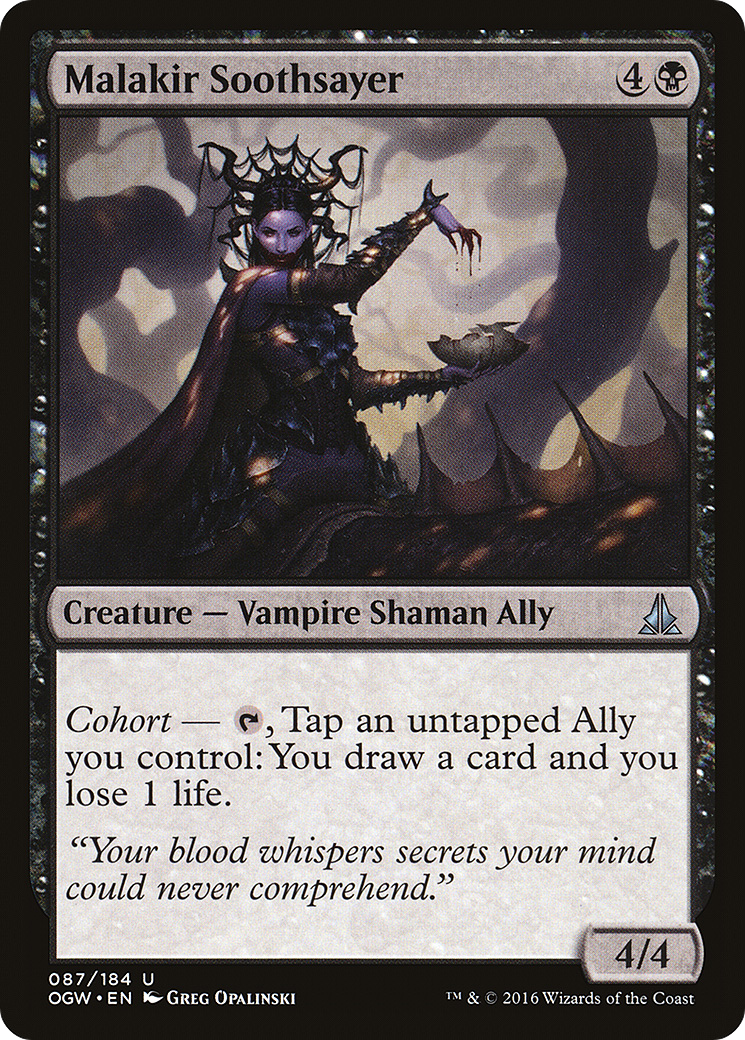 Malakir Soothsayer (087) Foil - Oath of the Gatewatch