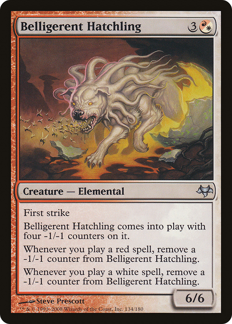 Belligerent Hatchling (134) - Eventide Foil