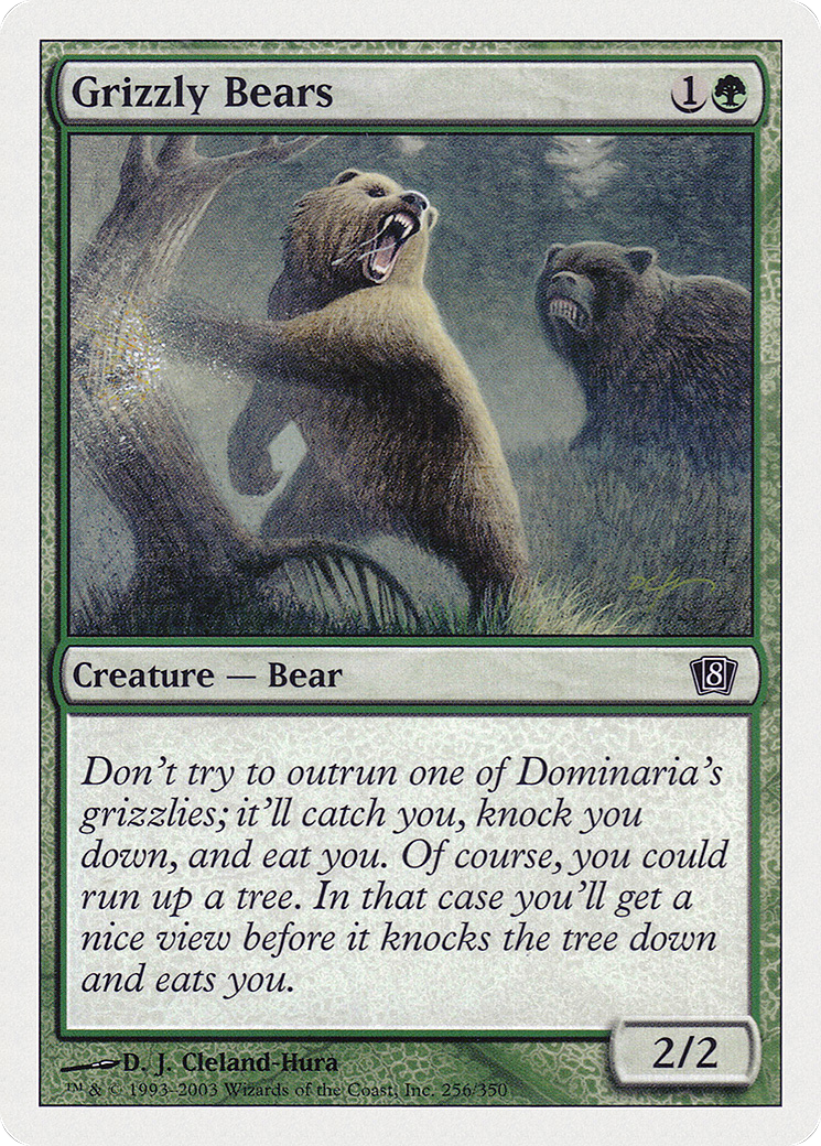 Grizzly Bears (256) Foil - Eighth Edition