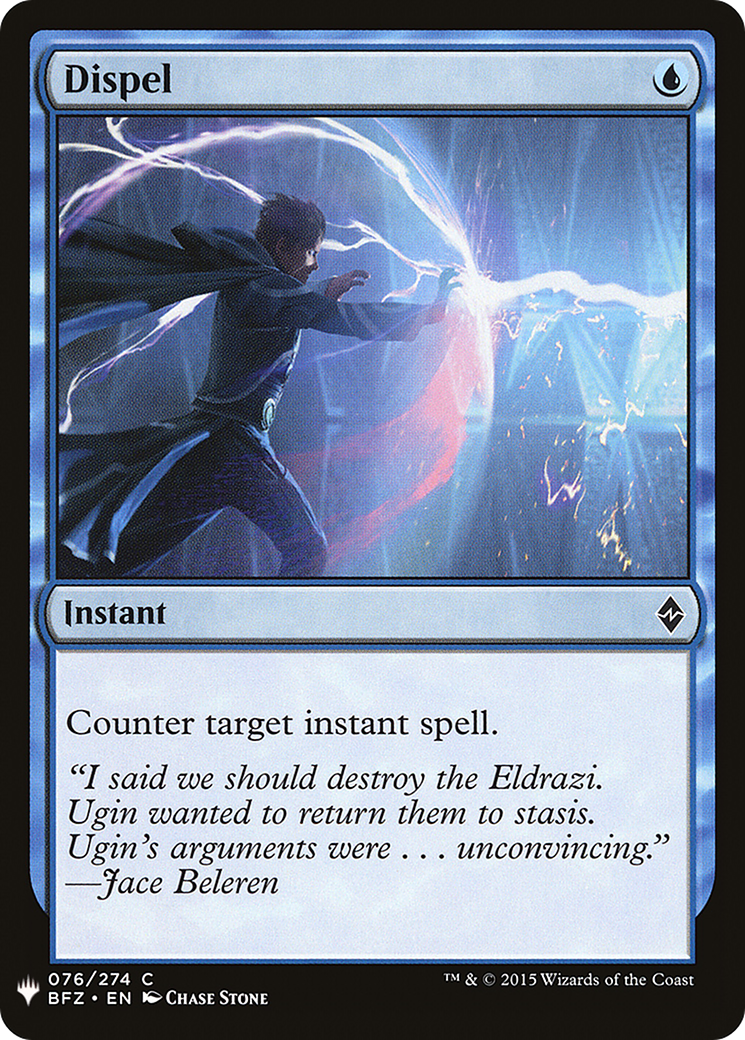 Dispel (BFZ-76) - The List
