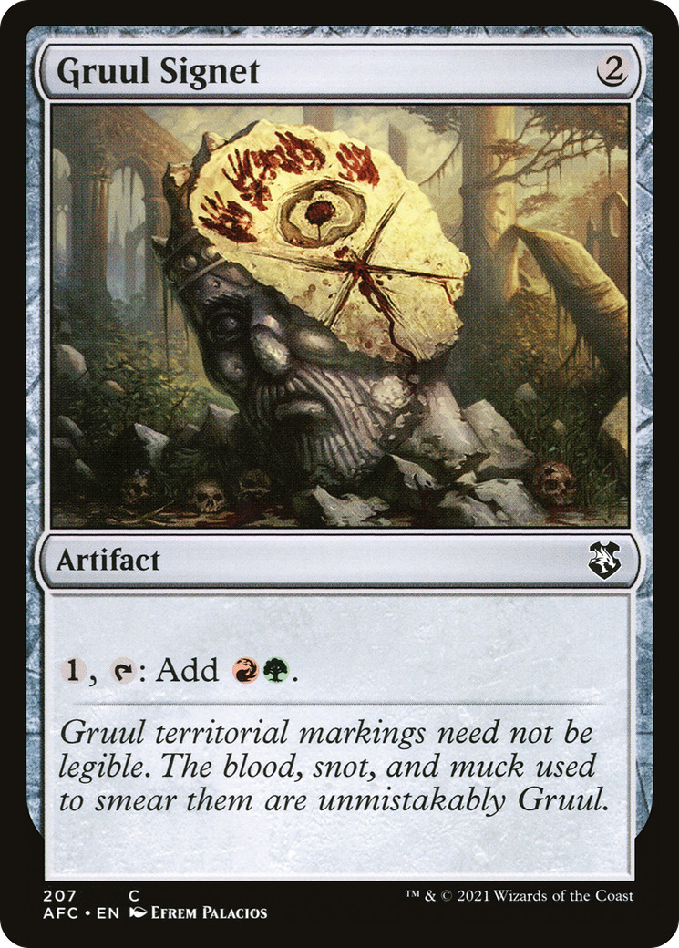 Gruul Signet (207) - Forgotten Realms Commander