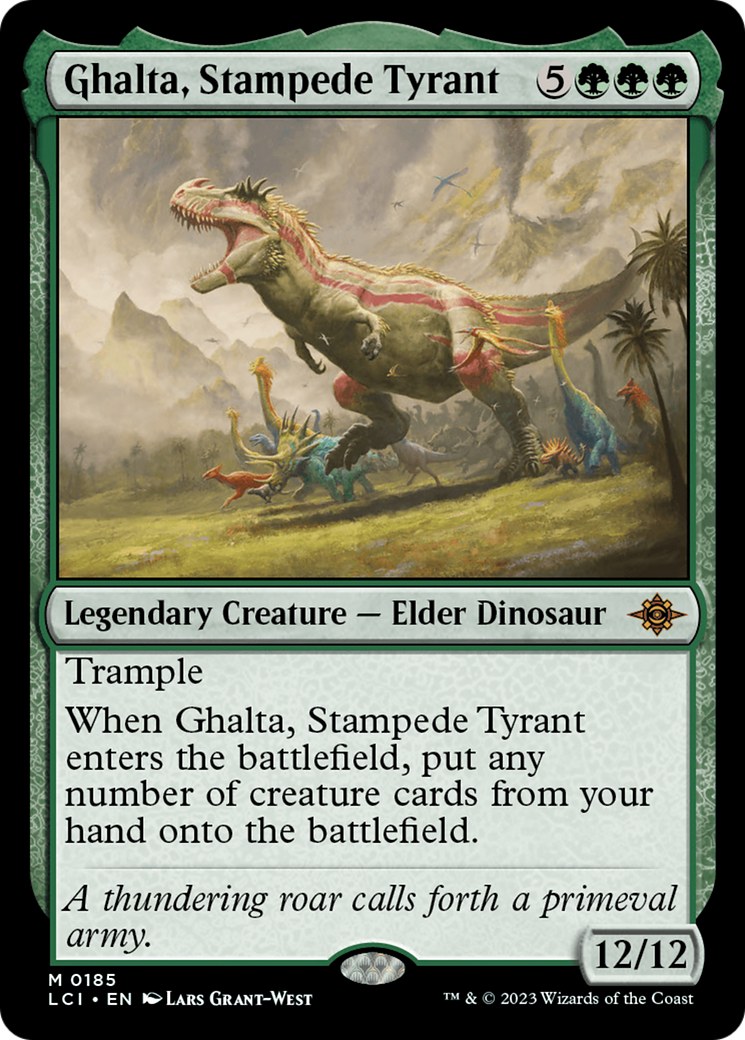 Ghalta, Stampede Tyrant (185) - The Lost Caverns of Ixalan