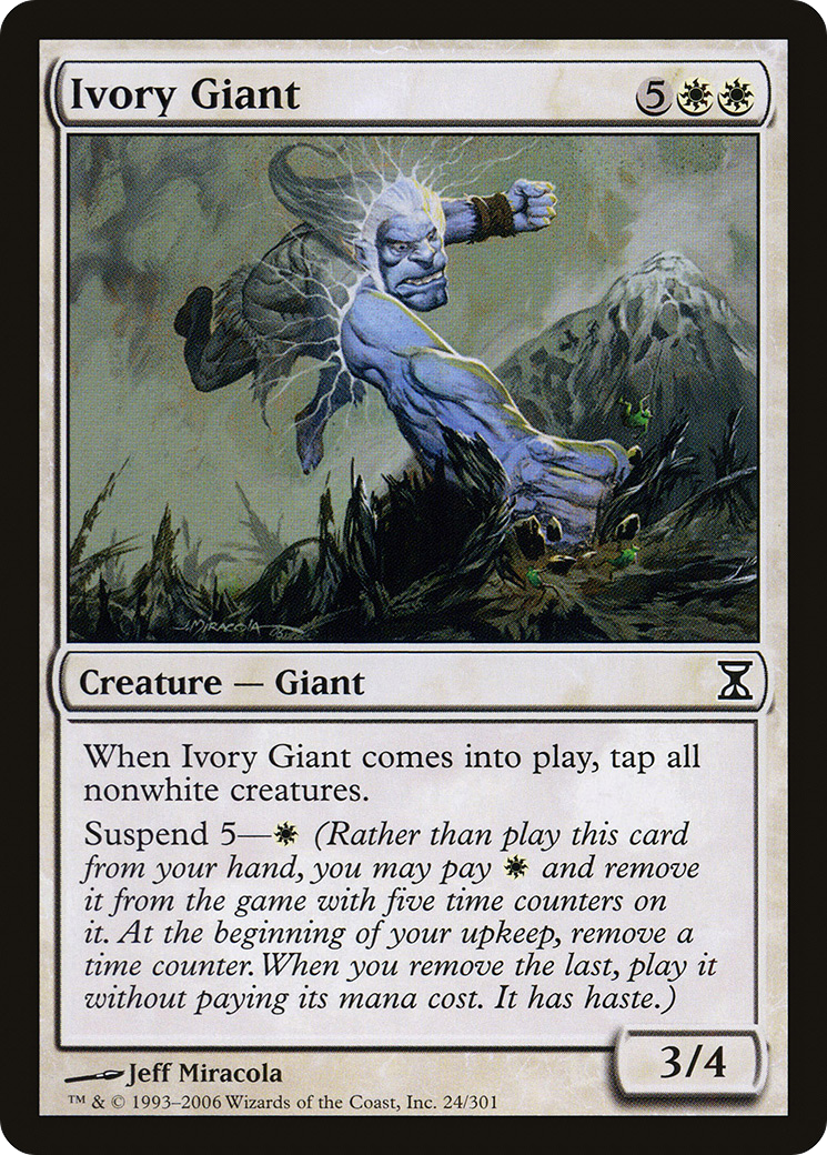 Ivory Giant (024) Foil - Time Spiral