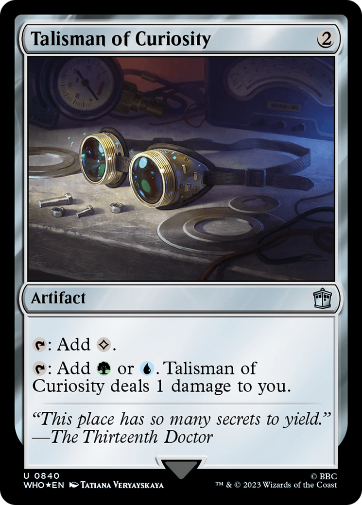 Talisman of Curiosity (840) Foil - Doctor Who