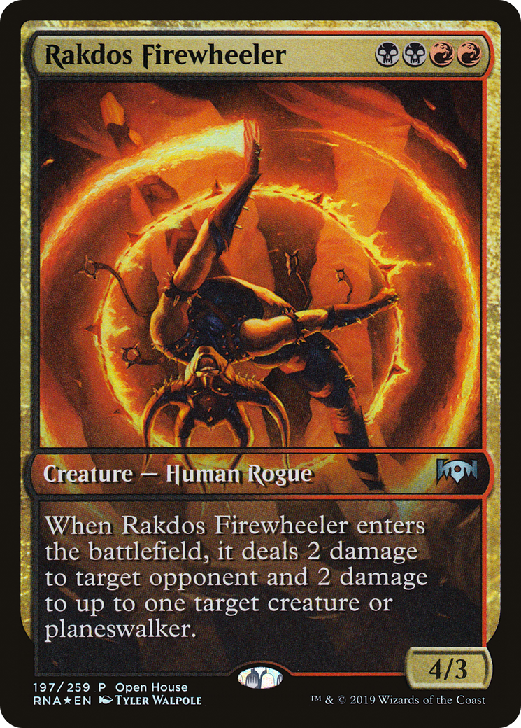 Rakdos Firewheeler (197) Foil - Ravnica Allegiance Promos