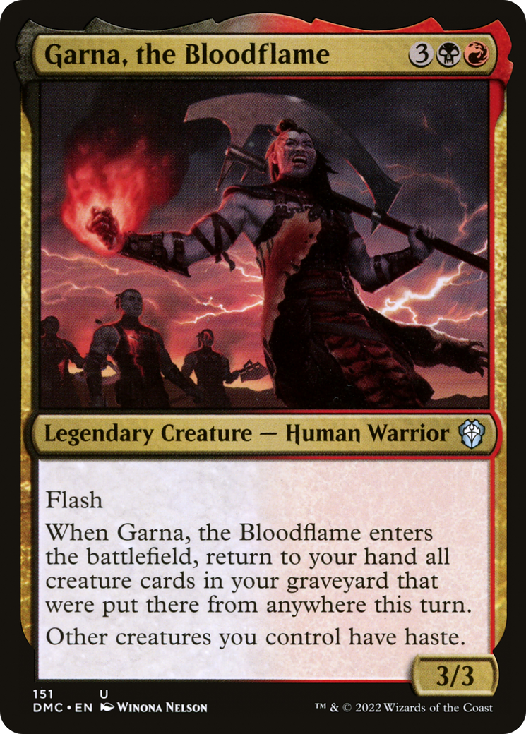 Garna, the Bloodflame (151) - Dominaria United Commander