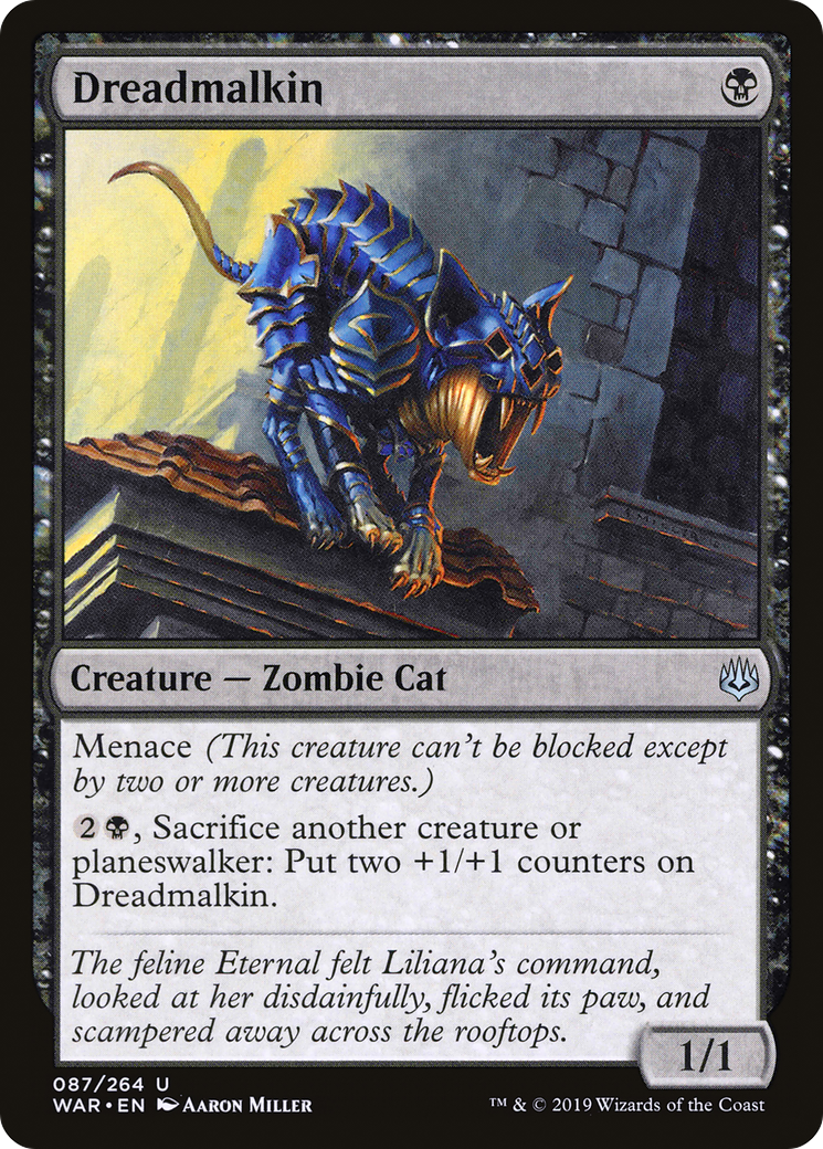 Dreadmalkin (087) Foil - War of the Spark