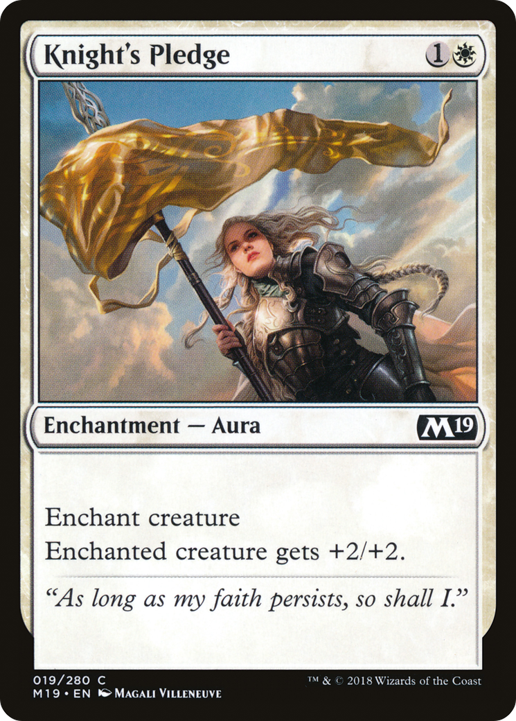Knight's Pledge (019) - Core Set 2019