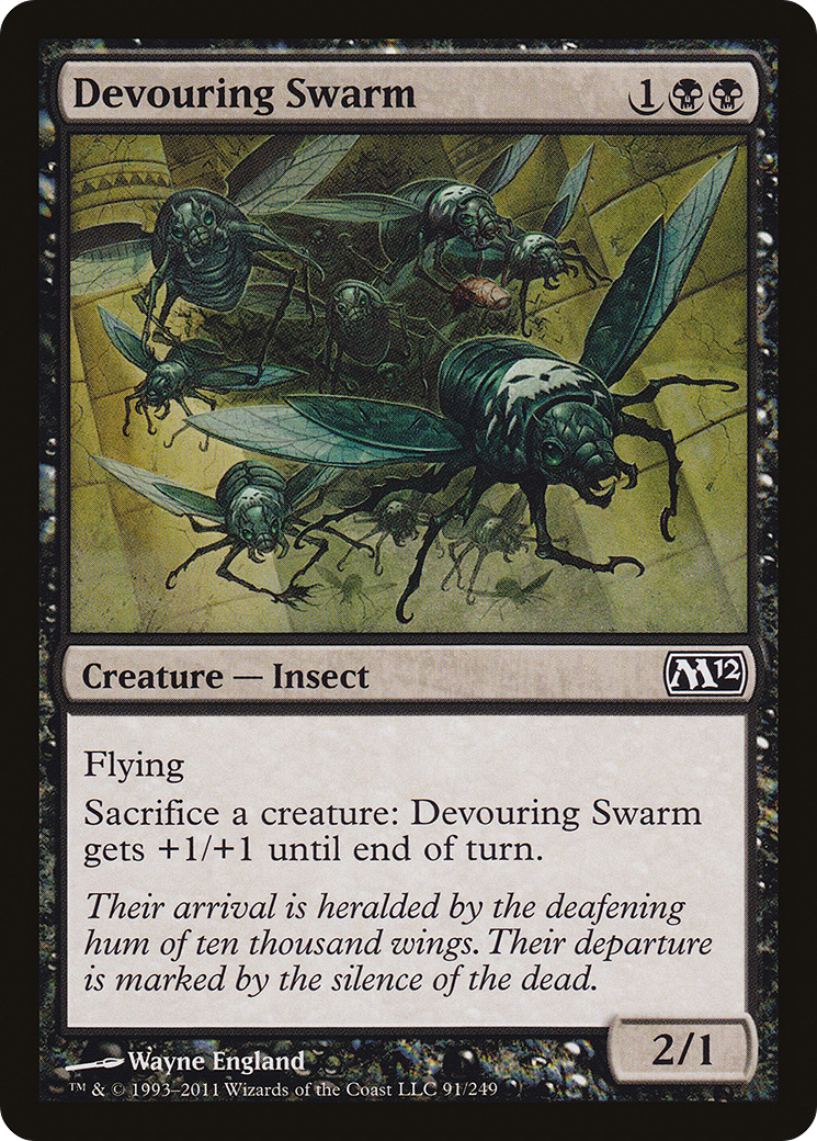 Devouring Swarm (091) Foil - Magic 2012