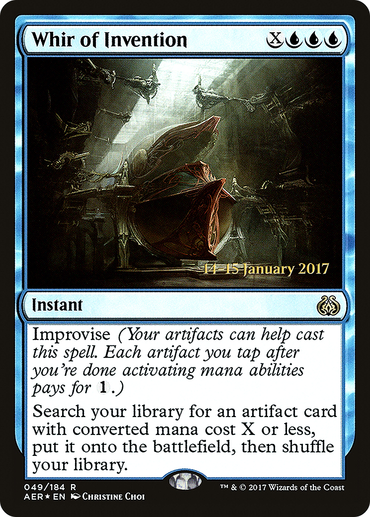 Whir of Invention (049) Foil - Aether Revolt Promos