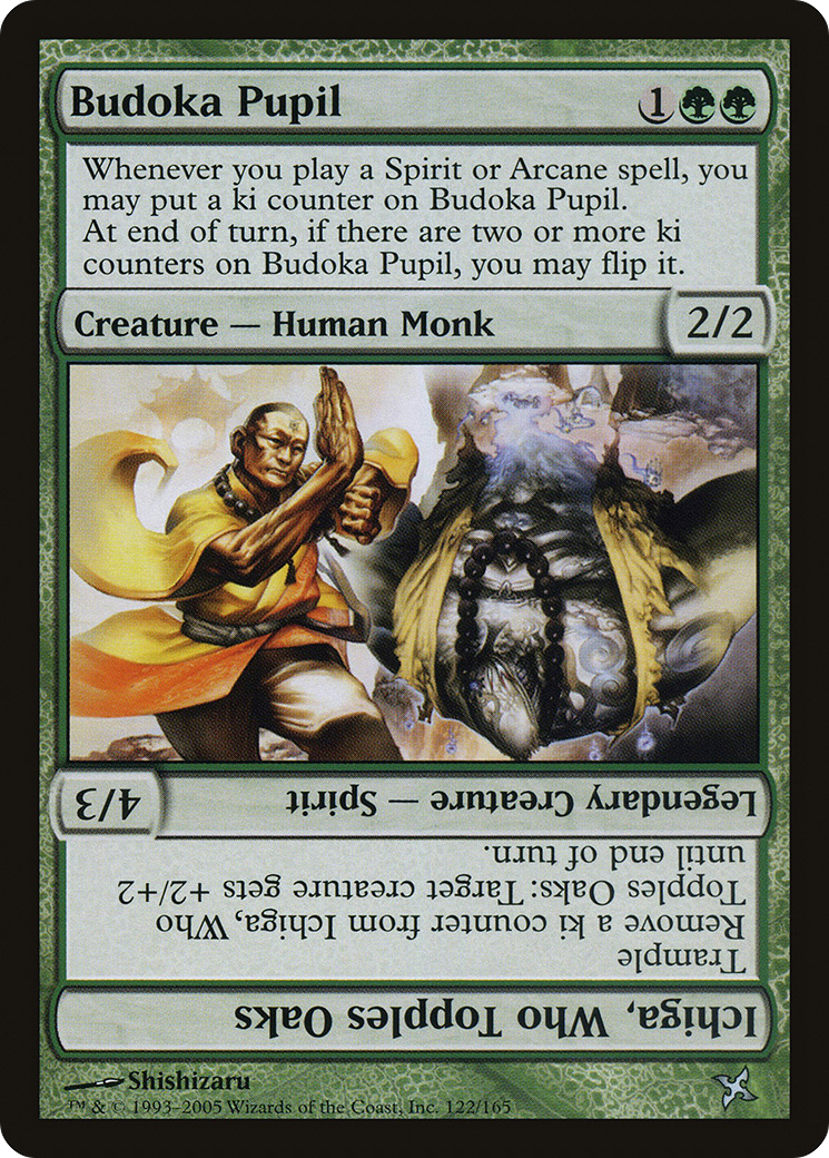 Budoka Pupil // Ichiga, Who Topples Oaks (122) Foil - Betrayers of Kamigawa