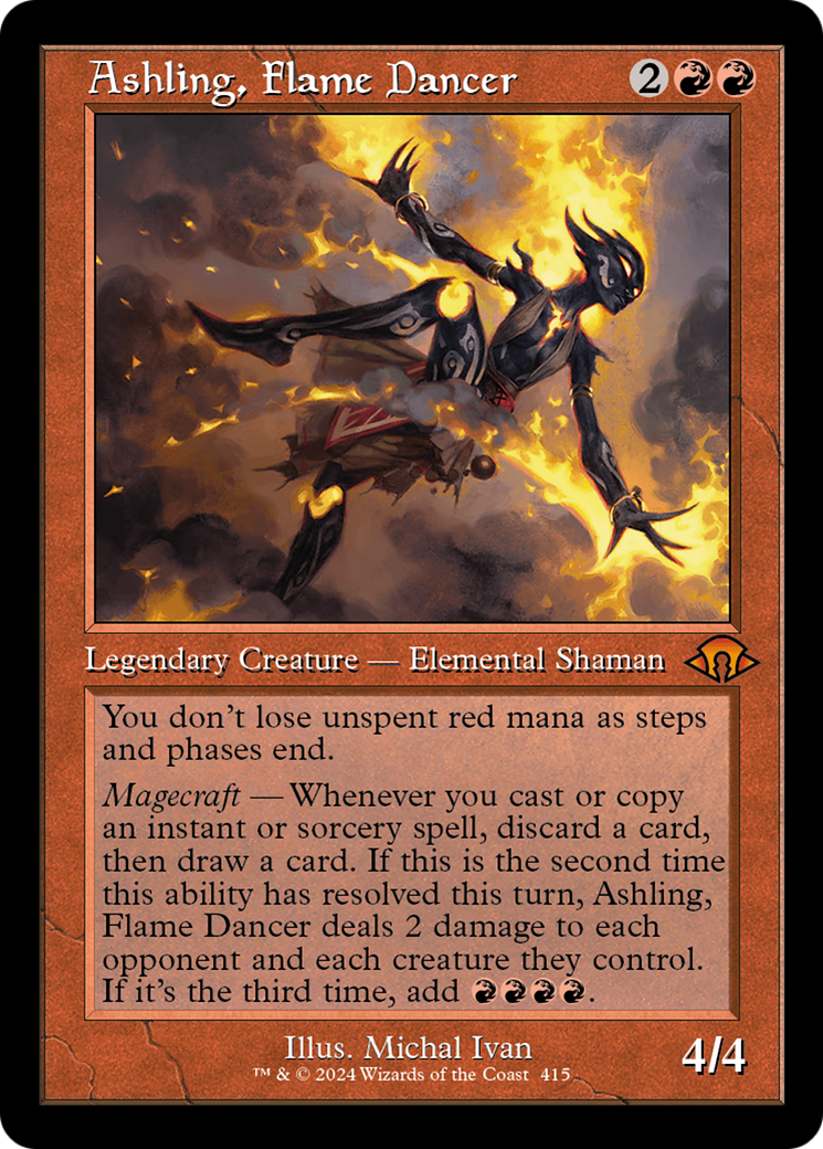 Ashling, Flame Dancer (Retro) (415) Foil - Modern Horizons 3