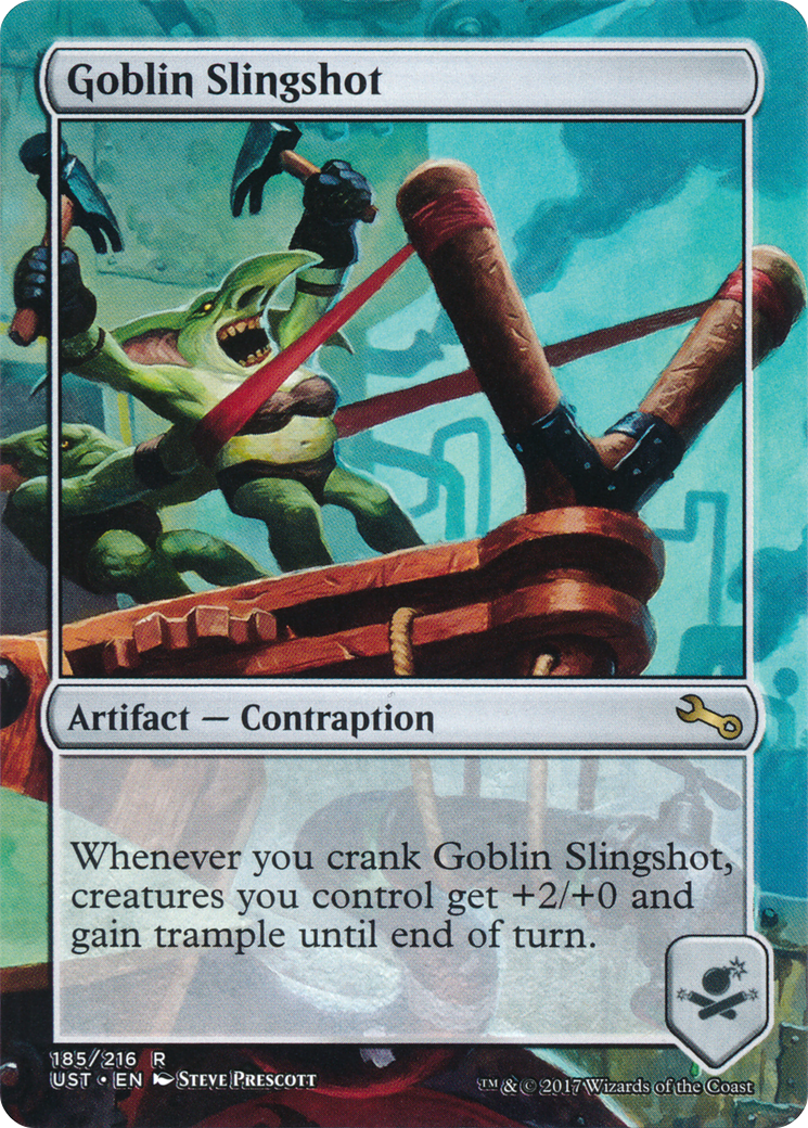 Goblin Slingshot (185) Foil - Unstable
