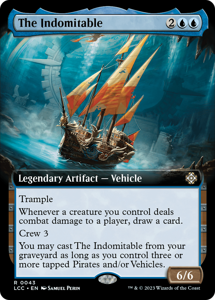 The Indomitable (Extended Art) (043) - The Lost Caverns of Ixalan Commander