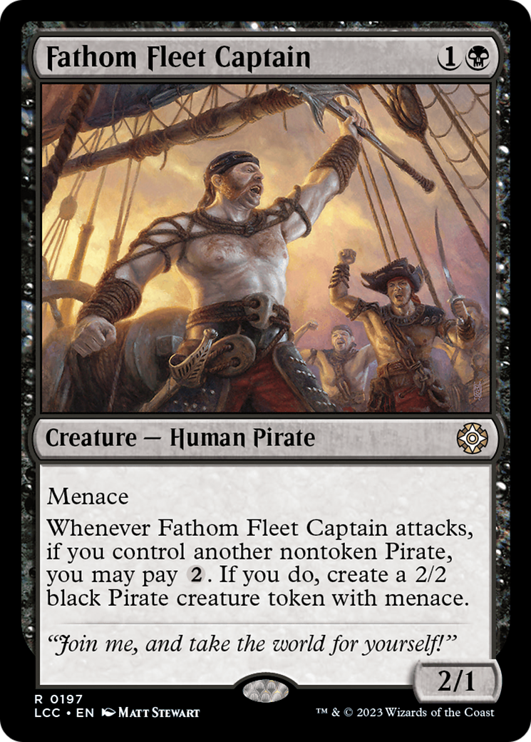 Fathom Fleet Captain (197) - The Lost Caverns of Ixalan Commander