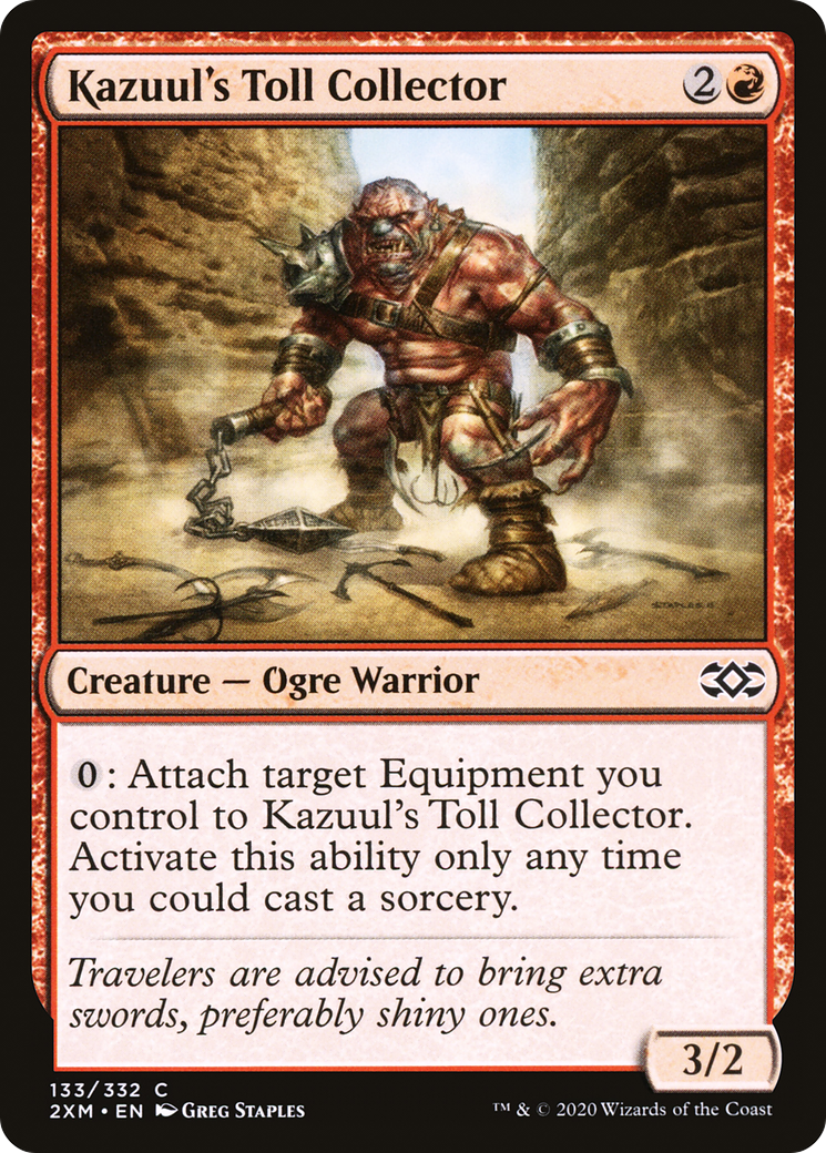 Kazuul's Toll Collector (133) Foil - Double Masters