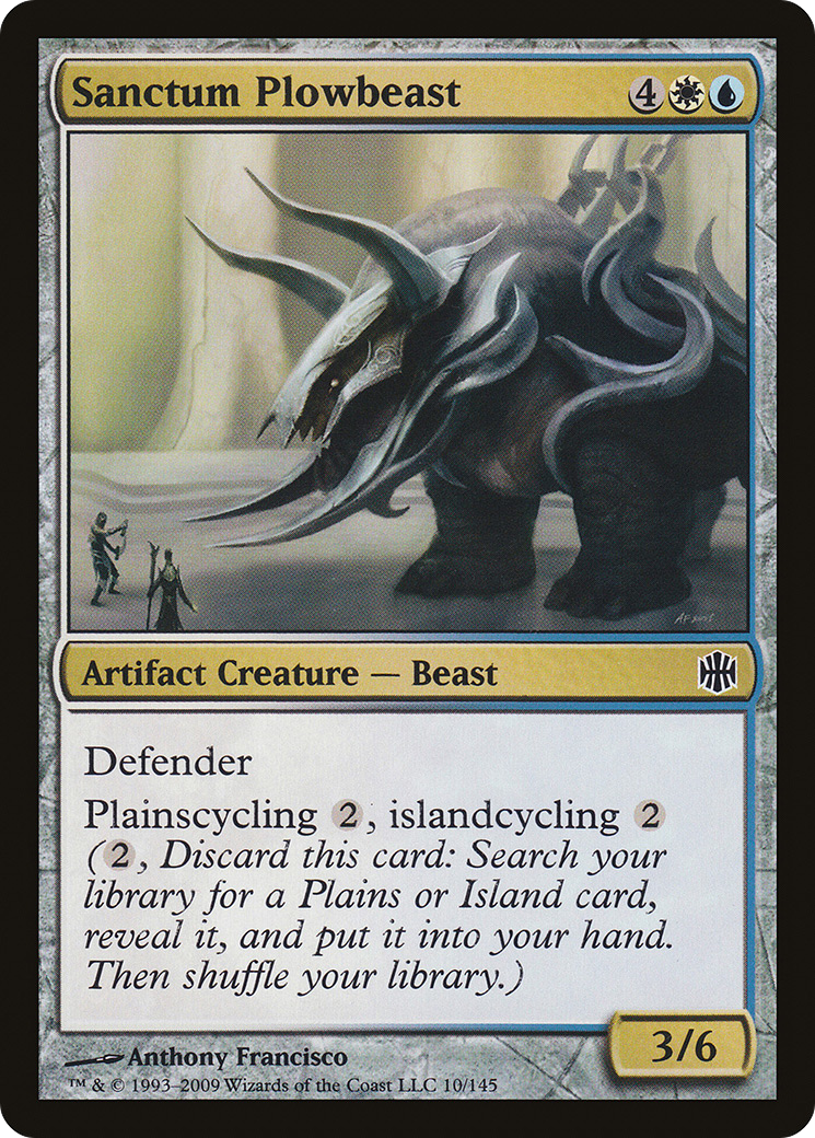 Sanctum Plowbeast (010) Foil - Alara Reborn