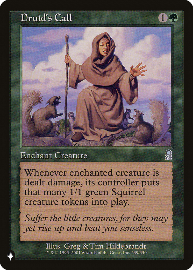 Druid's Call (Retro) (ODY-239) - The List