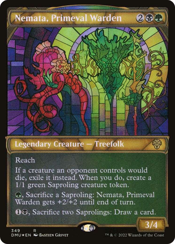 Nemata, Primeval Warden (Textured Foil) (Showcase) (349) Foil - Dominaria United