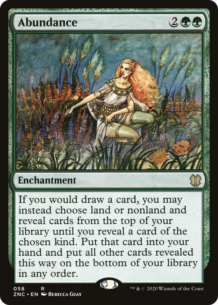 Abundance (058) - Zendikar Rising Commander