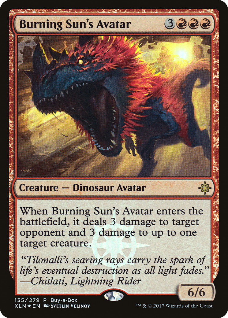 Burning Sun's Avatar (135) Foil - Ixalan Promos