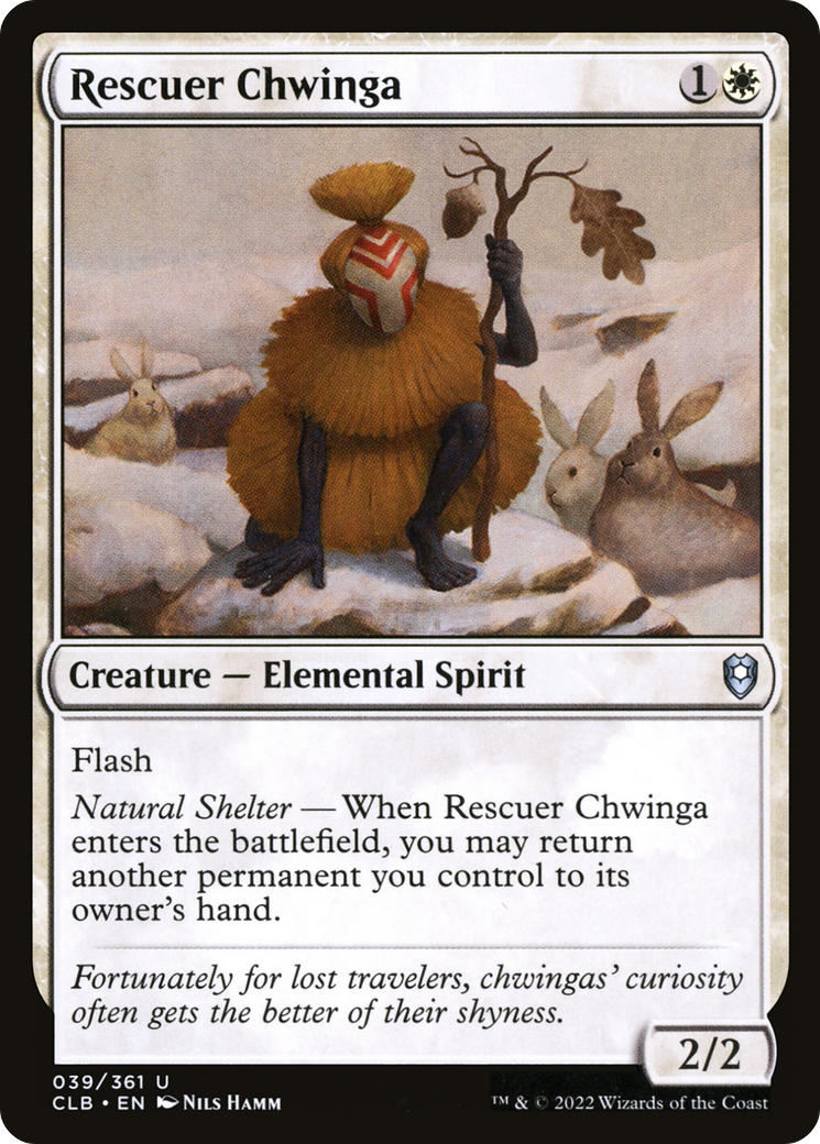 Rescuer Chwinga (039) Foil - Commander Legends: Battle for Baldur's Gate