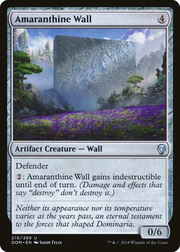 Amaranthine Wall (210) Foil - Dominaria
