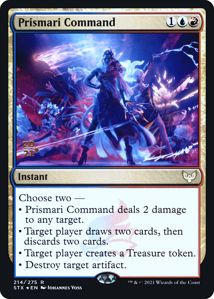 Prismari Command (214s) Foil - Strixhaven: School of Mages Promos