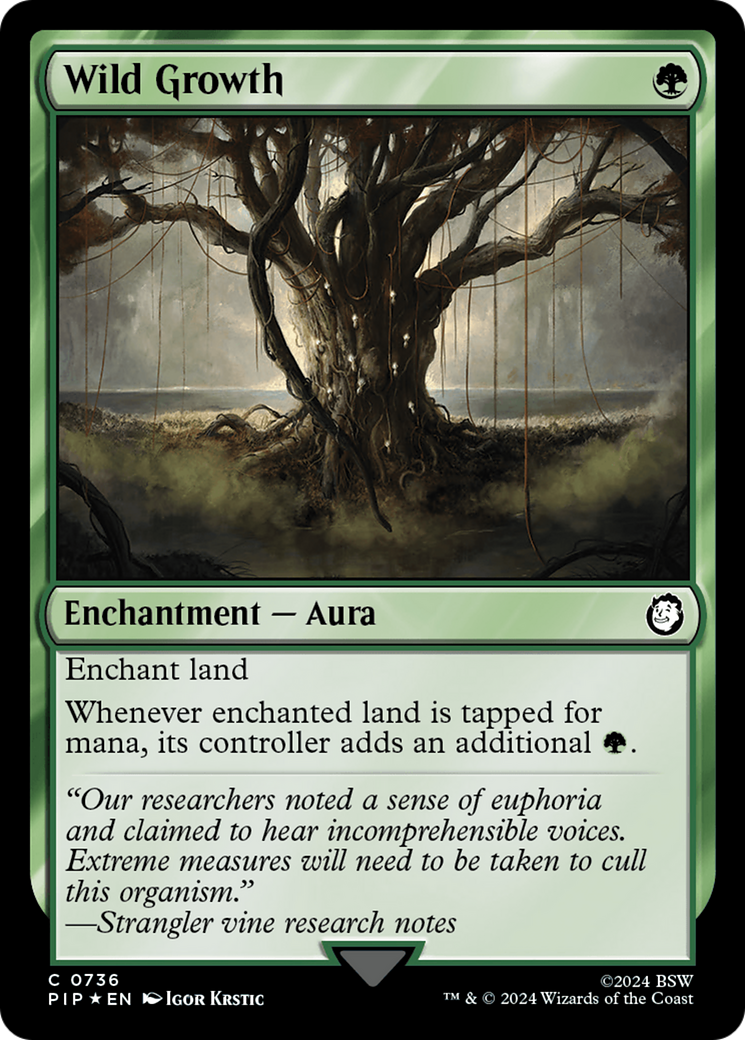 Wild Growth (Surge Foil) (736) Foil - Fallout