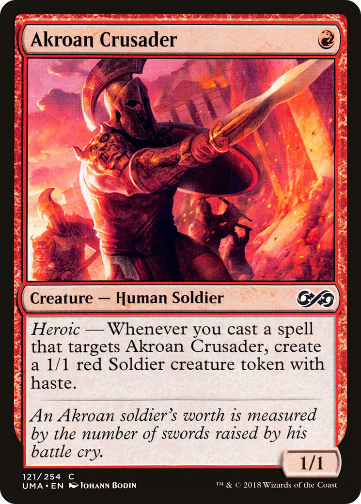 Akroan Crusader (121) - Ultimate Masters Foil