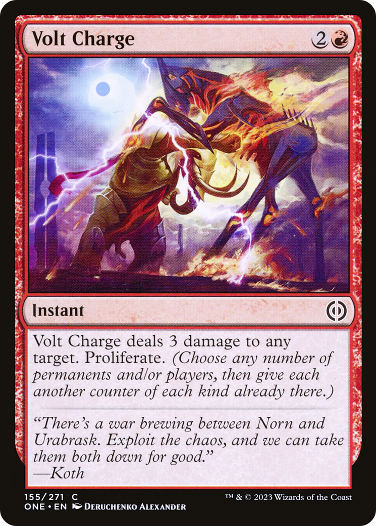 Volt Charge (155) - Phyrexia: All Will Be One