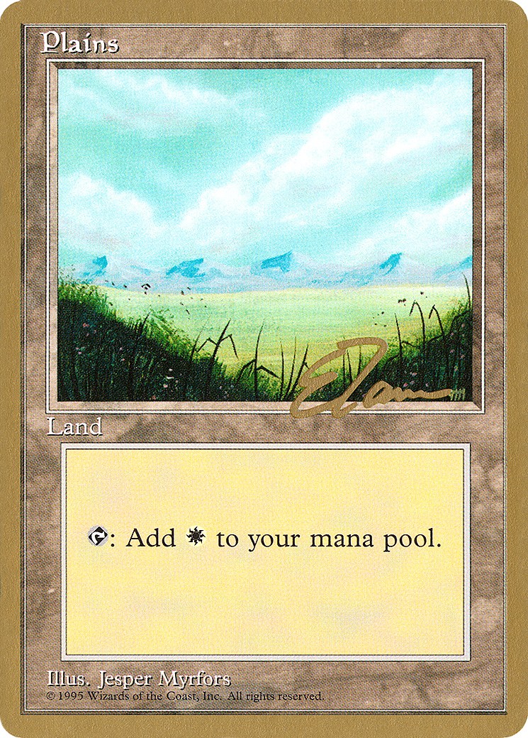 Plains (C) - 1996 Eric Tam (4ED) - Pro Tour Collector Set
