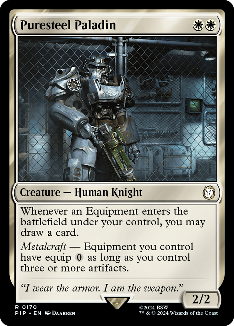 Puresteel Paladin (170) Foil - Fallout